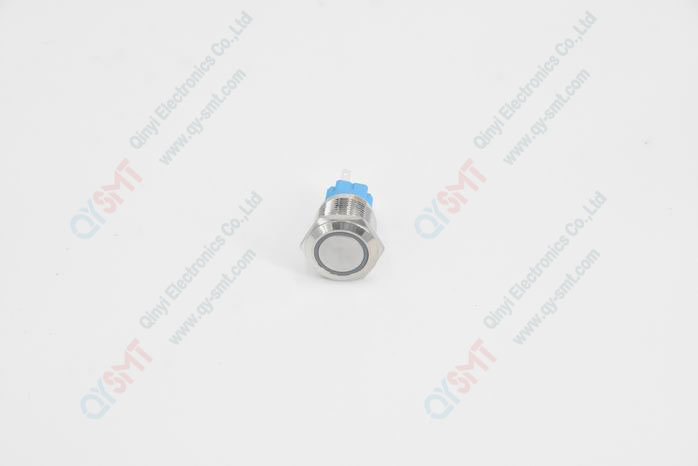 Push button self reset  with blue light